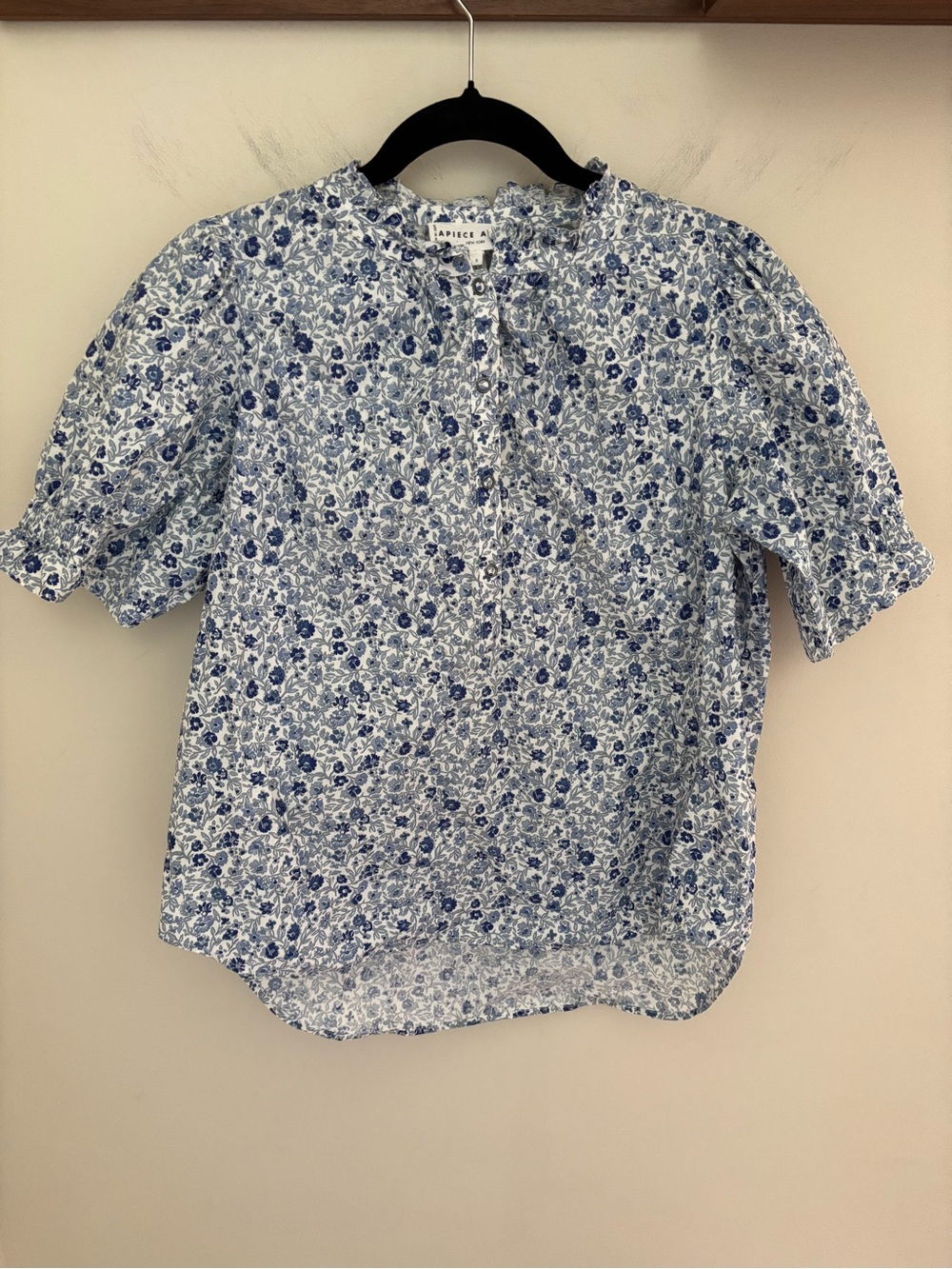 Apiece Apart Los Altos Top in sweet blues size S - Picture 4 of 7